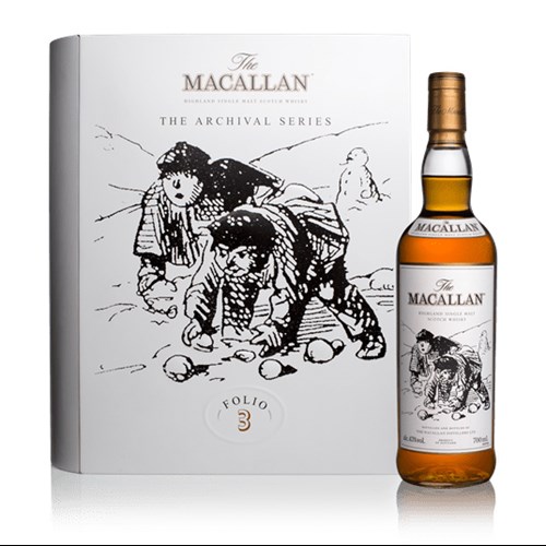 Macallan The Archival Series Folio 3 Single Malt Scotch Whisky 70cl - Award-Winning
